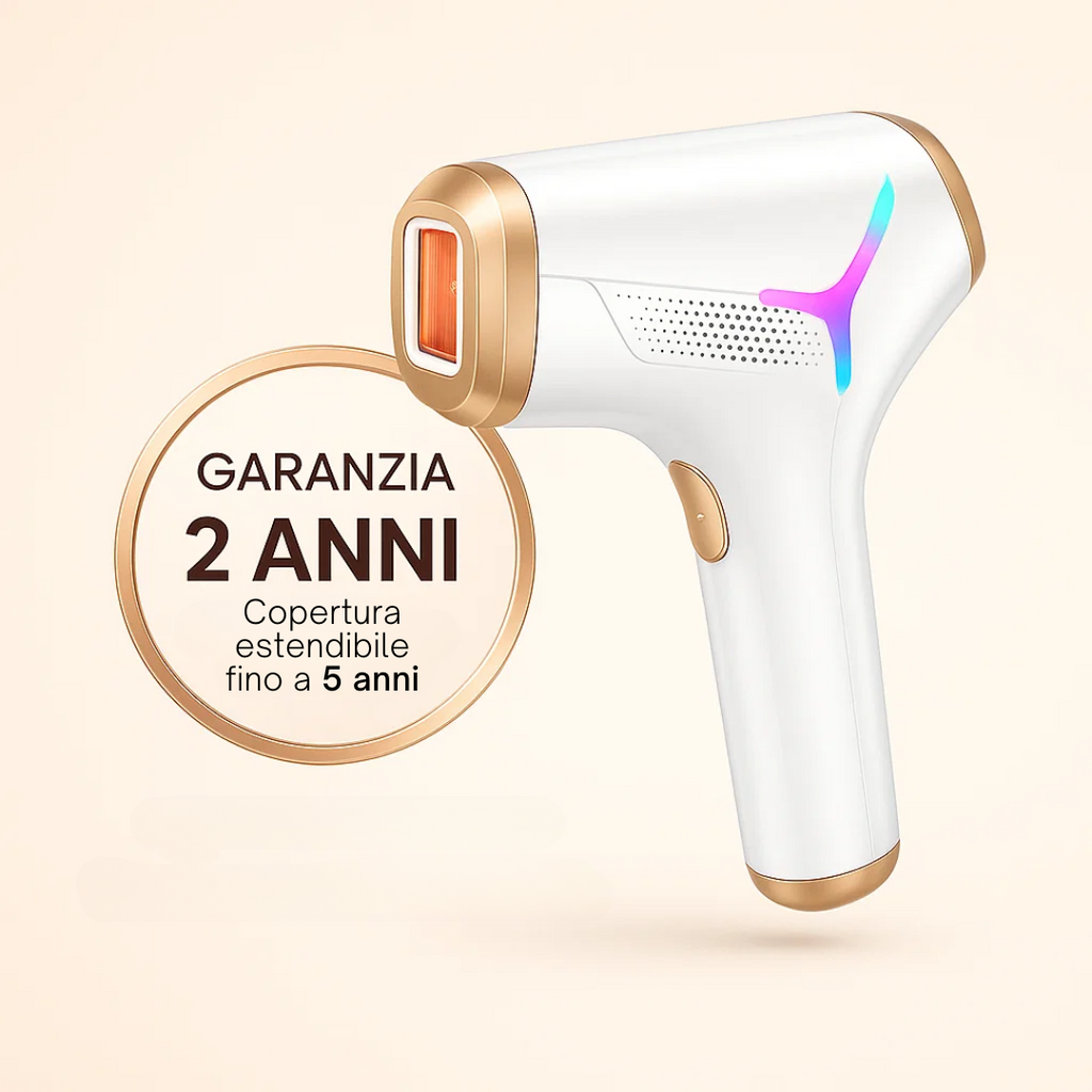 Epilatore Luce Pulsata 3in1 con Funzione Ghiaccio per Donna, Uomo, Corpo, Inguine, Viso