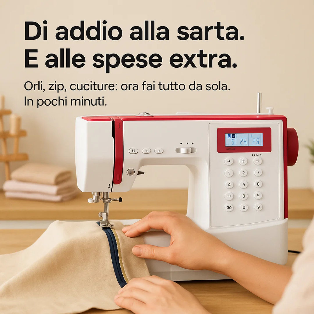 Macchina da Cucire Elettronica | Facile da Usare | Per professionisti o dilettanti